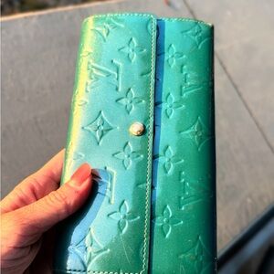Teal Louis Vuitton Wallet